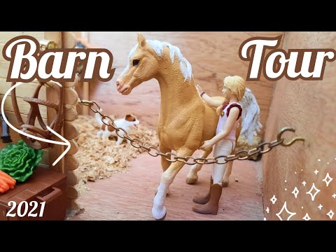 HUGE Schleich Horse Barn Tour || Schleich Barn Tour || May 2021 || Schleich Horses ||