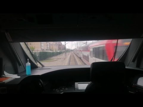 Trenes de pasajeros RENFE Cabina CIVIA 465 CAF + recopilatorio #SpanishRail Train Ride / Train Cabin