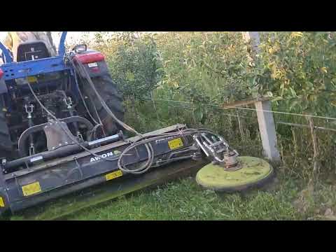 AWON FMH 165-185-205 side-shift flail mower mulcher for medium-duty tractor 50-70HP