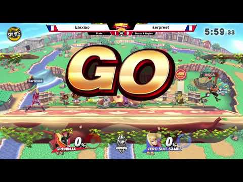 SI:D - Elexiao (Greninja) Vs. serpreet (ZSS) - Pools - Smash 4 Singles