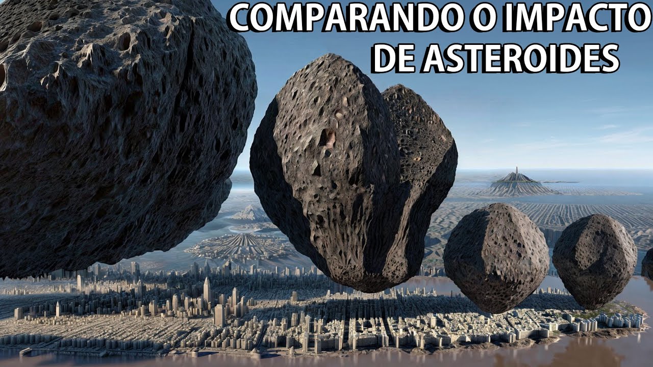 A Terra está no fim？ Comparando o impacto de asteroides  O que acontecerá com a Terra se for atingid