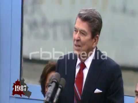 Reagan visits Berlin, June 12, 1987
