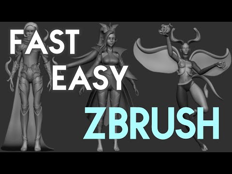 Zbrush For Beginners, Tutorial, Everything you need to start