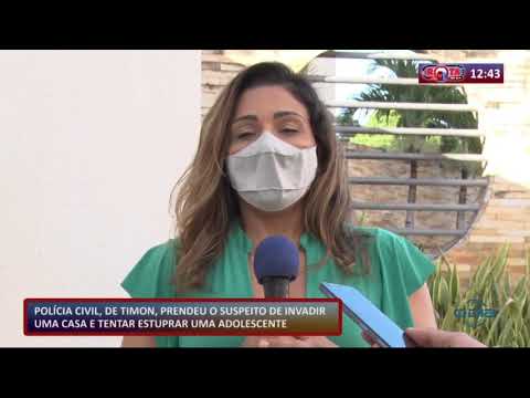 Preso suspeito de invadir uma casa e tentar estuprar uma adolescente 24 07