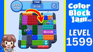 Solusi Level 1599 Color Block Jam