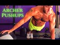 The Best Pushup for Size & Strength: Archer Pushups | BJ Gaddour Bodyweight Exercises Home Workout