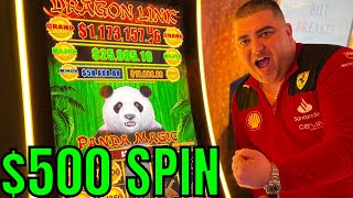 OMG $500 Bet BONUS On Million Dollar Dragon Link Slot