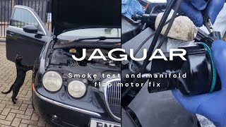 Jaguar Smoke test and inlet manifold Flap motor fix