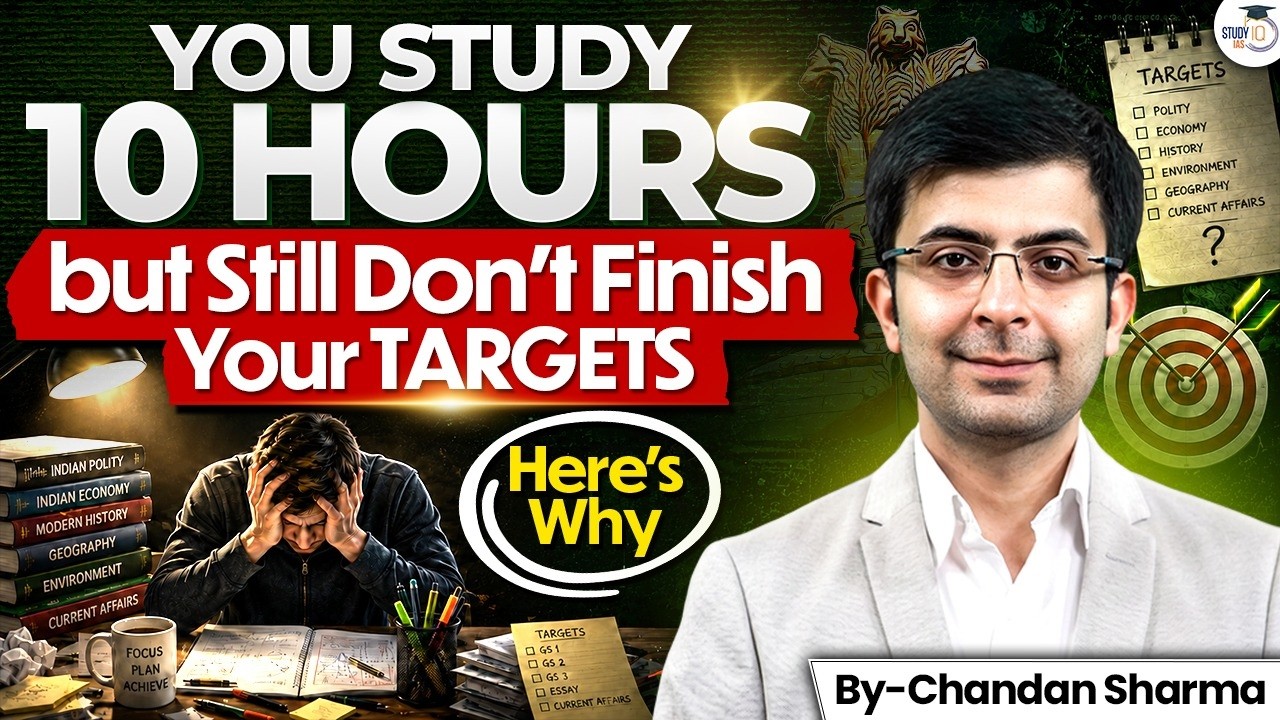Why You Study 10 Hours But Still Can't Complete Your UPSC Targets | by Bhuvan Jha