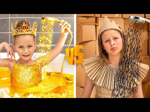 Rich Princess vs Broke Princess | Maya and Mary