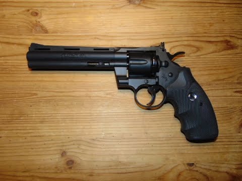 Colt Python .357 CO2 Revolver 4.5mm Diabolo / Steel BB - Review and Shooting Test