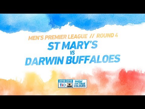 St Mary's vs Darwin Buffaloes: Round 4 - Men's Premier League: 2018/19 TIO NTFL