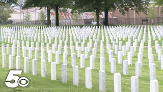 Unclaimed remains of two veterans are given burial in Fort Smith