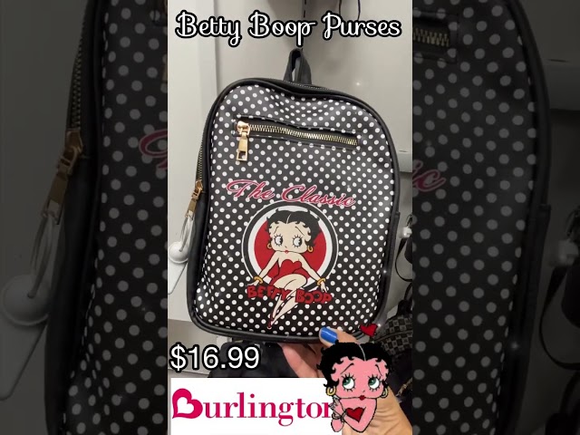 Vídeo relacionado con Betty Boop Varsity-Bolso Bowling Fashion, Burdeos, 22 x 16 cm