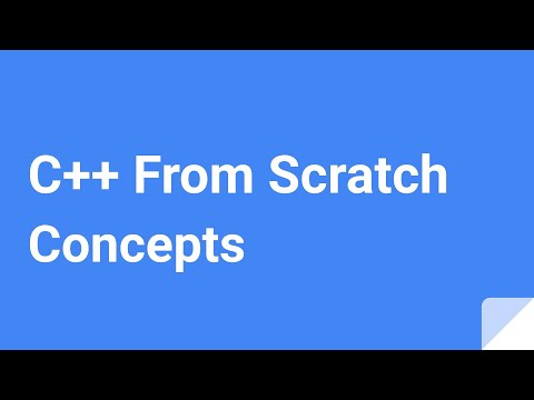 C++ From Scratch: Concepts