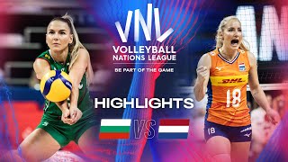 Волейбол BUL vs. NED — Highlights | Week 1 | Women's VNL 2024