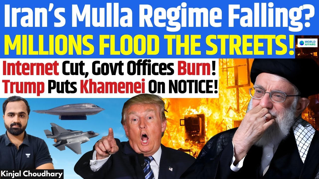 Iran On The Brink? Millions Flood Streets As ‘Return Of Shah’ Movement Challenges Khamenei | Kinjal