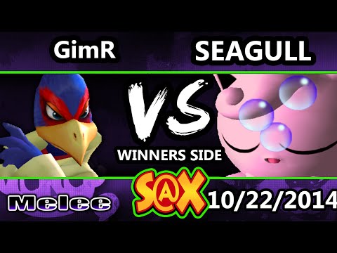 S@X - VGBC | GimR (Falco) Vs. Seagull Joe (Jigglypuff) - SSBM Winners Singles - Melee