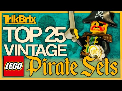 Top 25 Vintage LEGO Pirate Sets! - (According to TrikBrix)