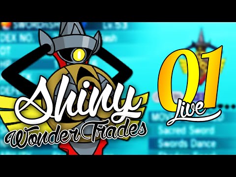 Pokemon Shiny Wonder Trades - EP 1 - SHINY AEGISLASH! - Shiny Pokemon Wonder Trades ORAS