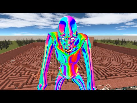 GIANT RAINBOW SCP-096 vs Towers In Garry's Mod!