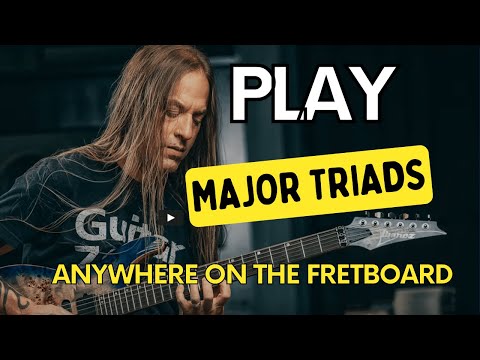 Monday Guitar Motivation - Learn Major Triads on your Guitar - Part 1