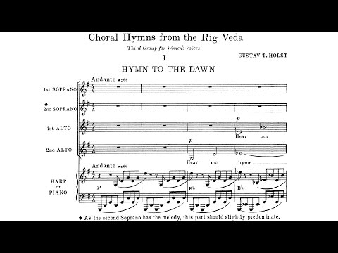 Gustav Holst - Choral Hymns from the Rig Veda, Group 3 (1910)