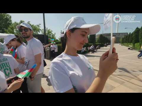 A member organization of the Azerbaijan Trade Unions Confederation has organized a running race in Baku.
