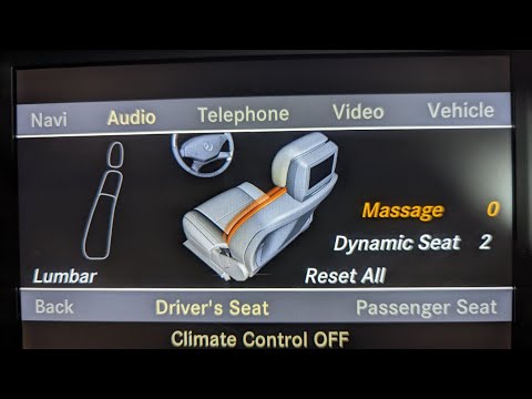 Troubleshooting Mercedes-Benz Seat Massage Dynamic Support