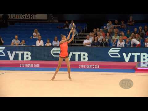 Eleonora ROMANOVA (UKR) 2015 Rhythmic Worlds Stuttgart - Qualifications Clubs