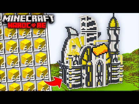 Unbelievable: Gold Factory Build in Minecraft Hardcore (Hindi)