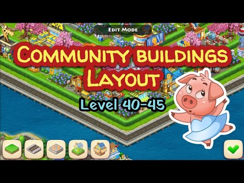 Community Buildings Layout || Township || Level 40-45