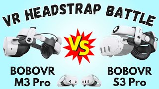 BOBOVR S3 Pro VS M3 Pro - Head Strap Comparison for Meta Quest 3 & 3s