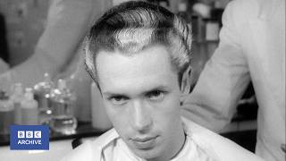 1959: Hairdressing... for Men? | Mainly For Women | BBC Archive