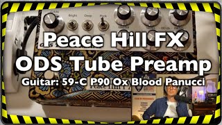 Video thumbnail for Peace Hill FX ODS Tube Preamp with a Panucci Guitars with P90 by La Chaîne Guitare