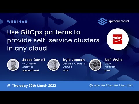 Webinar | Use GitOps patterns to provide self-service Kubernetes clusters in any cloud
