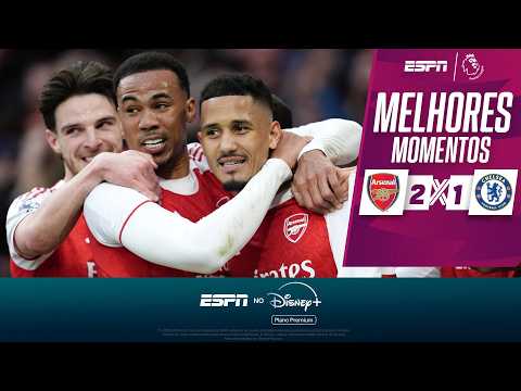 Gols e lances de Arsenal x Chelsea