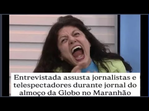 Actress screams in interview with Globo news and leaves presenters speechless