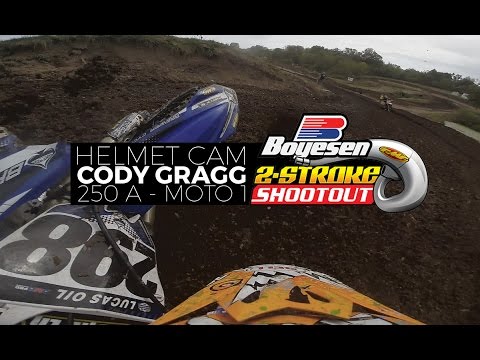 HELMET CAM: Cody Gragg - 250 A / Moto 1 - Boyesen 2 Stroke Shootout