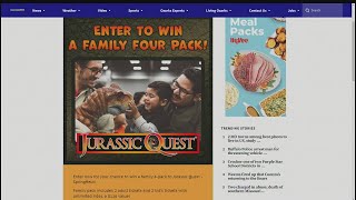 Jurassic Quest ticket contest