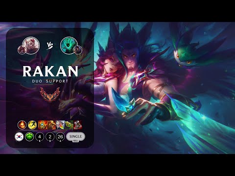 Rakan Support vs Thresh - KR Grandmaster Patch 13.17