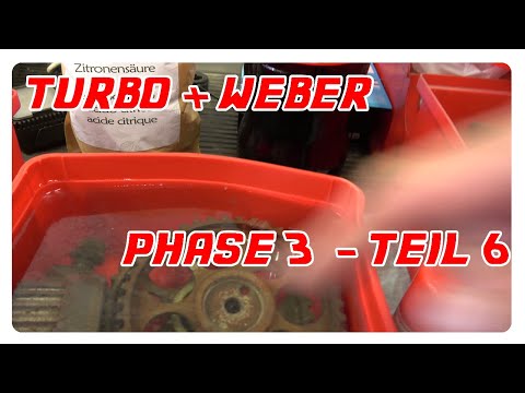 Vergaser + Turbolader Phase 3 / Teil 6 - C20LET Teilereinigung mit Zintronensäure & Ultraschall