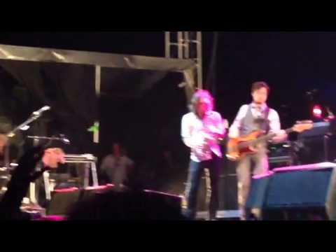 Carl Broemel of My Morning Jacket playing the Sax..One Big Holiday 2014