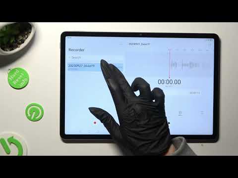 How to Record Sounds in Huawei MatePad 11.5 - Recorder app