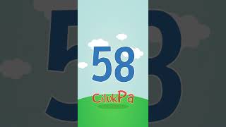 Download lagu Belajar berhitung angka dari 51 sampai 60 #shorts  #angka  #belajar #berhitung #cilukpa #indonesia mp3