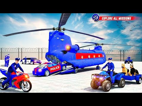 Police Multi Level Car Transporter Truck 2021