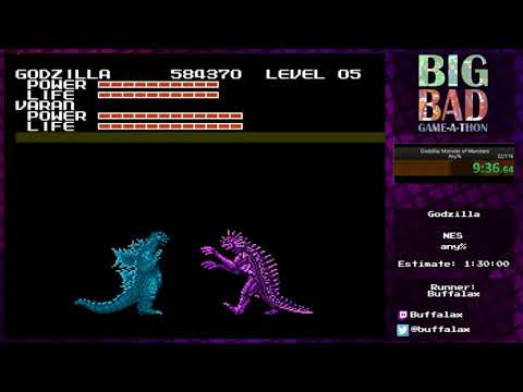 Big Bad Game-a-thon 2017 - Godzilla by Buffalax