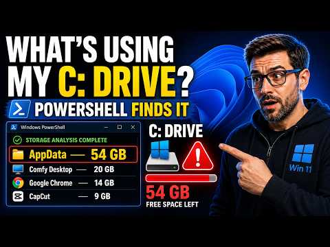 PowerShell Storage Analysis Windows