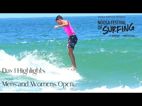 Day 1 highlights-Noosa Festival of Surf- Womens/Mens Open