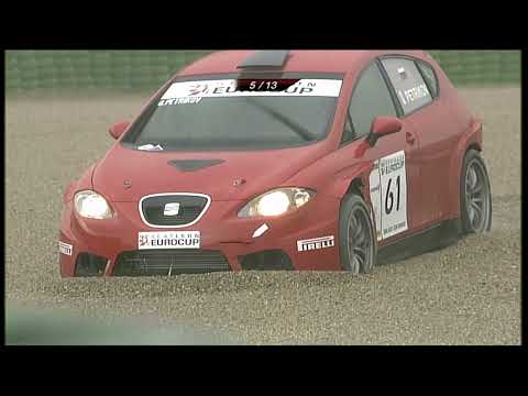 Valencia 2008 Seat Leon Eurocup Race 1 Rain chaos [AI Upscaled]